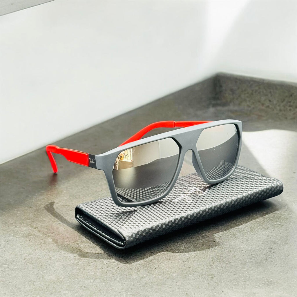 Gray helmet for bikers