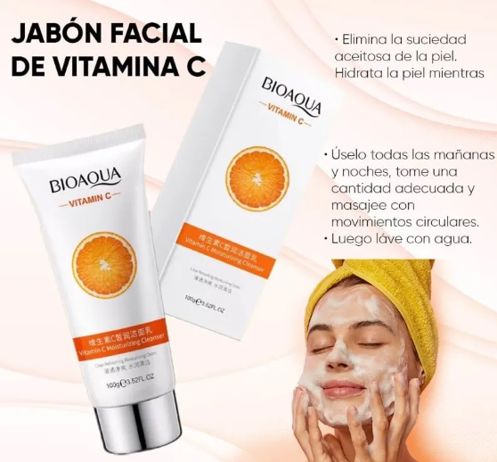 JABON VITAMINA C BIOAQUA 100g